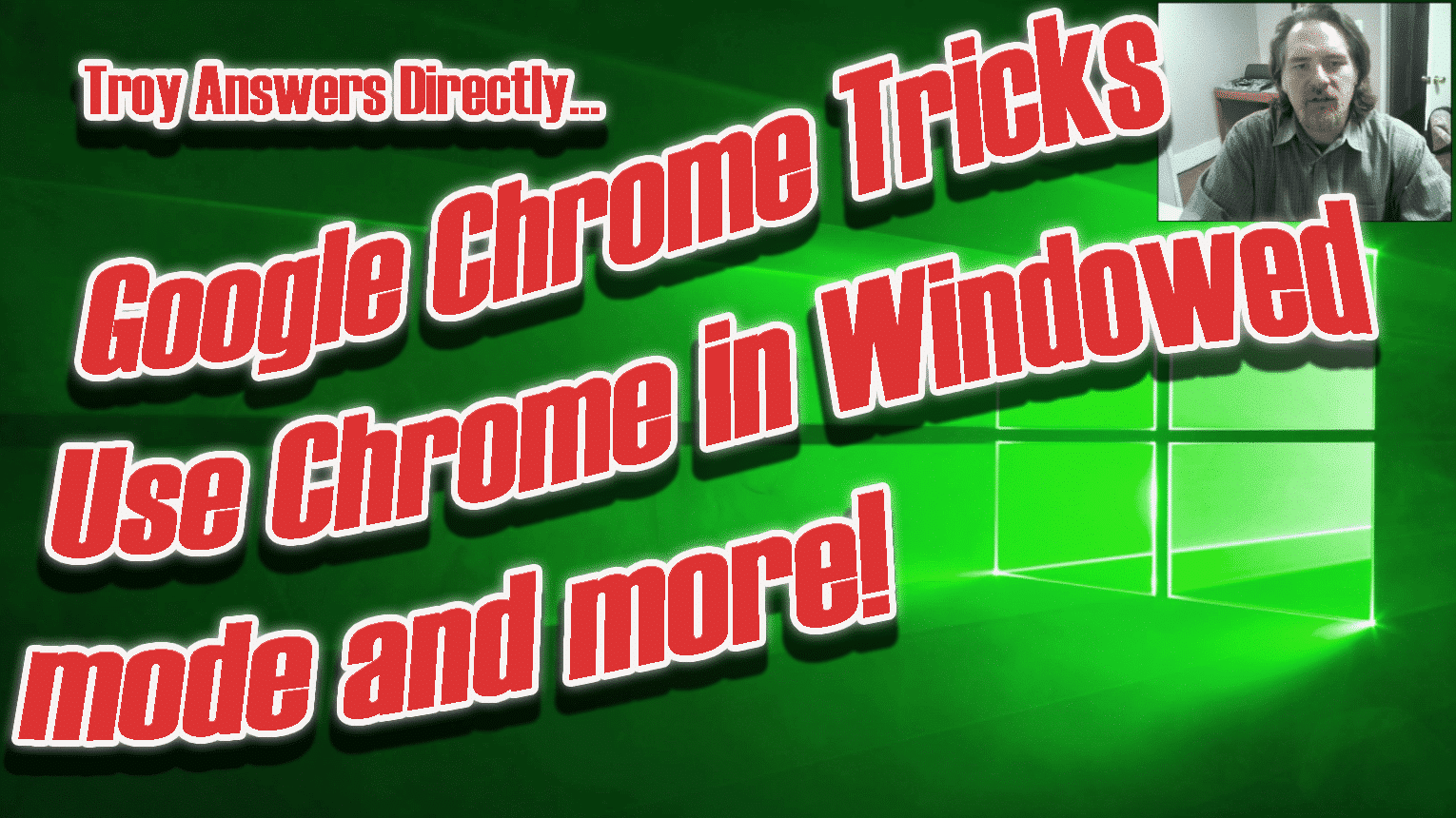 Cool Chrome Trick – Windowed Chrome Mode